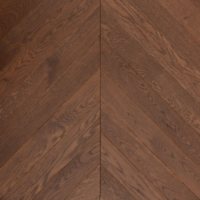 Паркет Елка Французская Lab Arte Chevron Дуб Натур Табак лак 400/337х110х14/3/60° в интерьере