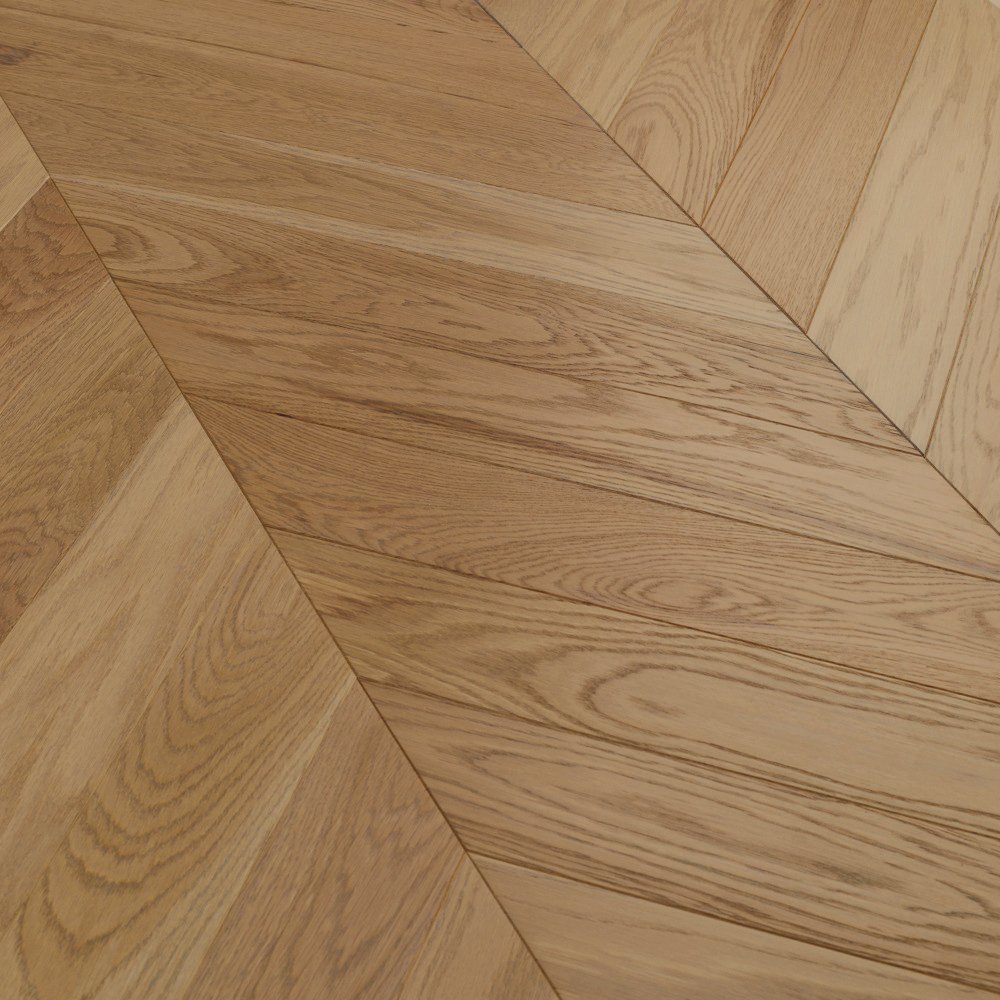 Паркет Елка Французская Lab Arte Chevron Дуб Рустик Бург лак 400/313х150х14/3/60°