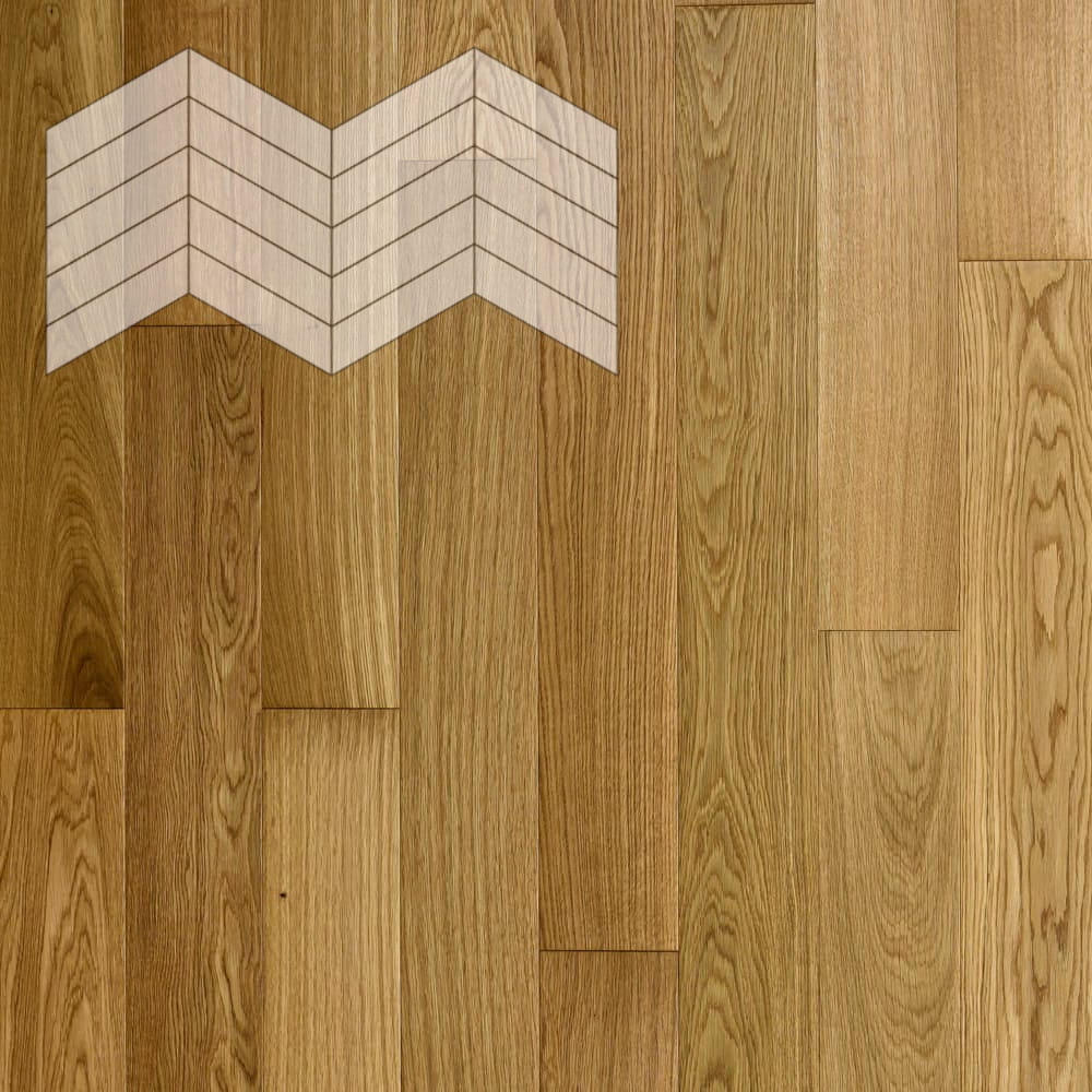 Паркет Елка Французская Lab Arte Chevron Дуб Рустик Масло UV.S 400/348х90х14/3/60°