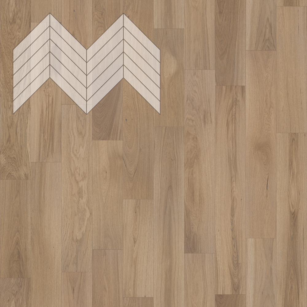 Паркет Елка Французская Lab Arte Chevron Дуб Селект Лаунж лак 600/510х90х14/3/45°