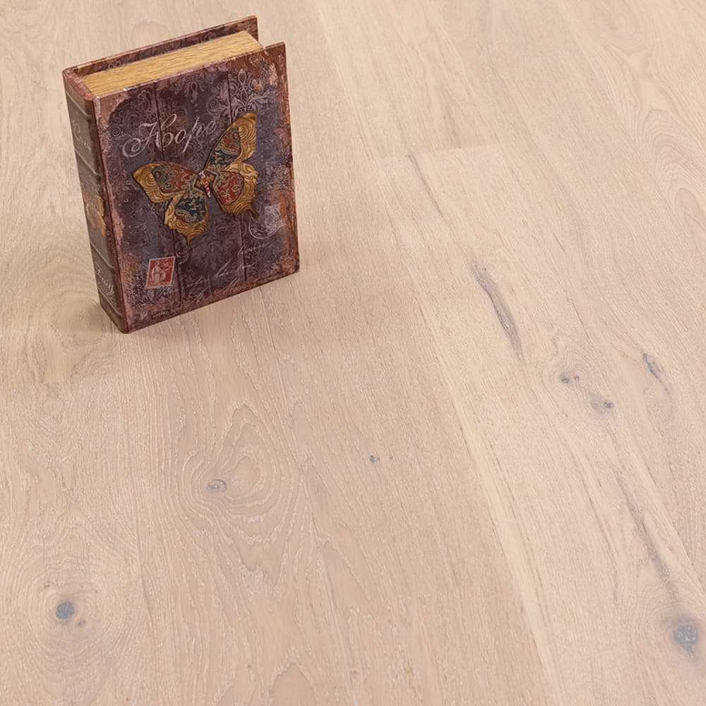 Паркетная доска PolarWood Elegance Дуб PREMIUM 138 ARTIST WHITE 2g (2.0 м2)