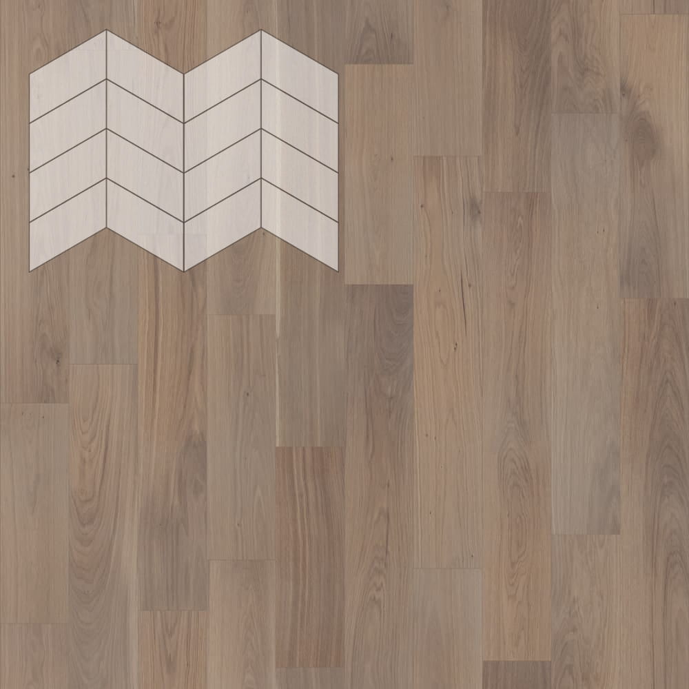 Паркет Елка Французская Lab Arte Chevron Дуб Селект Беж лак 400/313х150х14/3/60°