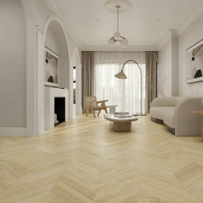 Ламинат ПВХ Alpine Floor Дуб Ваниль Селект Chevron SPC ECO 18-2*** в интерьере