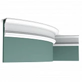 Плинтус из дюрополимера Orac Decor потолочный карниз C321F 2000х99х50 в интерьере