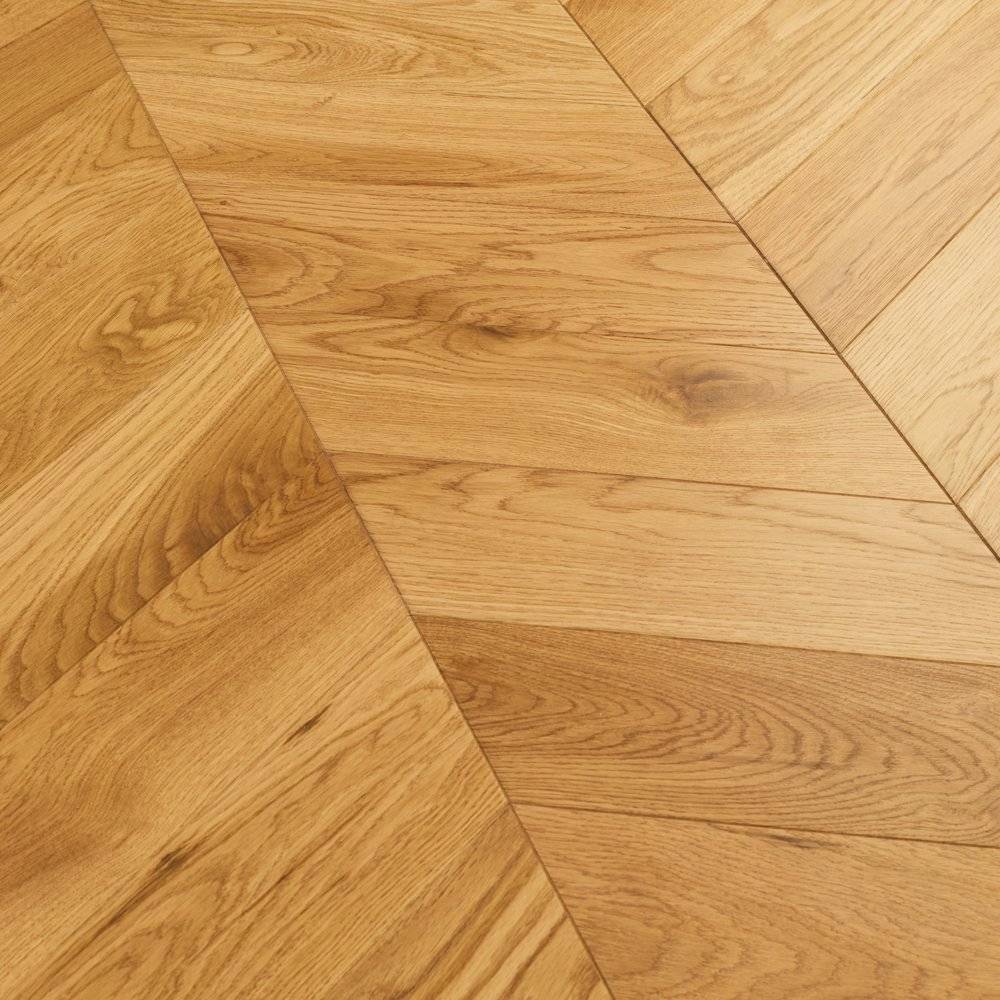 Паркет Елка Французская Lab Arte Chevron Дуб Натур 1015 лак 400/348х90х14/3/60°